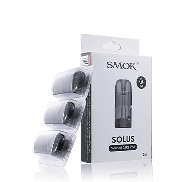 Smok Solus Replacement Pods with packaging on a white background.
