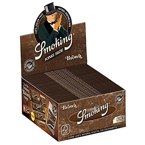 Smoking King Size papers in retail packaging on a white background.