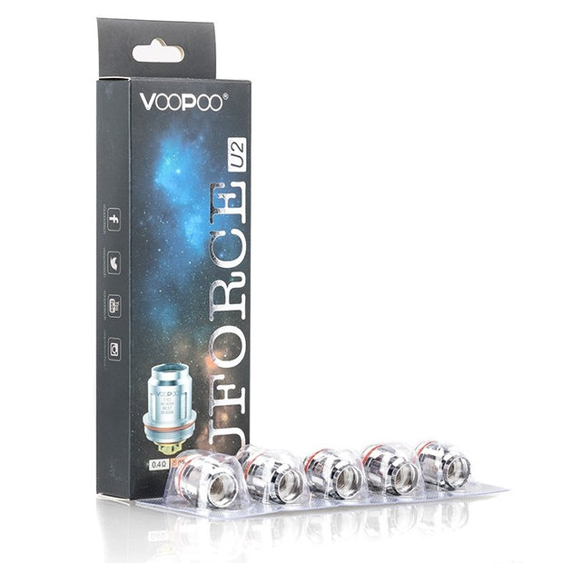 VooPoo Uforce Coils with packaging displayed on a white background.