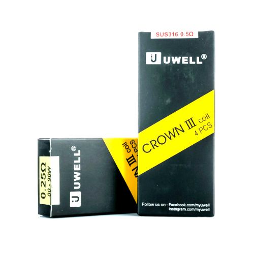 elfbar elfa kaufen Uwell Crown 3 Coils, 0,25 Ohm, SUS316 Edelstahl, Verdampferköpfe für  e-Zigarette, 4 Stück : Amazon.de: Elektronik & Foto main image 0