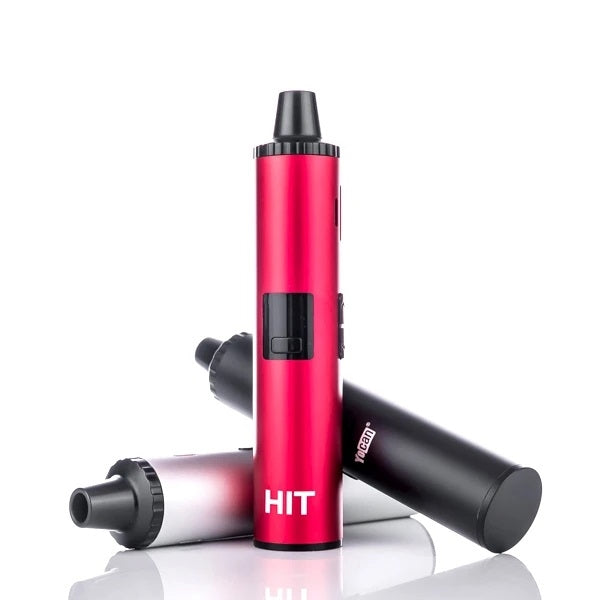Three Yocan Hit Herb devices displayed on a white background.