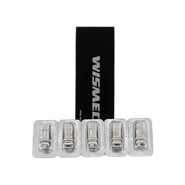 Wismec Amor NS tank coils with packaging displayed on a white background.